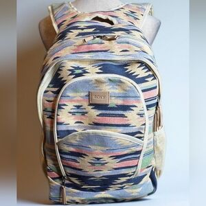 Roxy Bird Island Backpack - Colorful Aztec Tribal Print